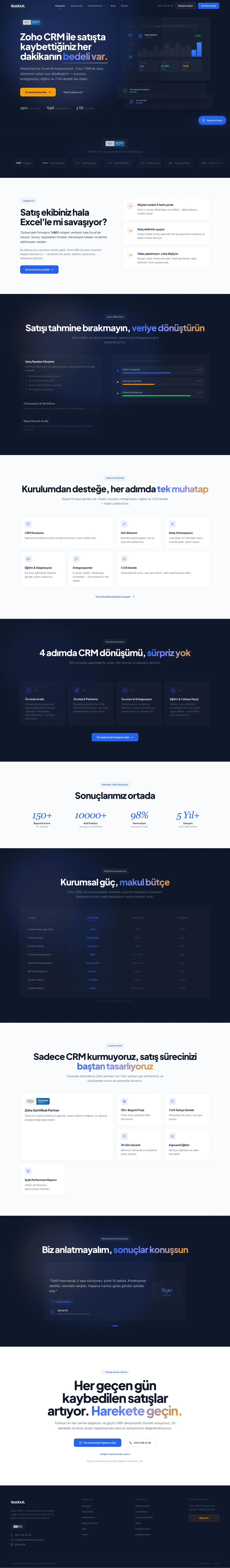 CRM Danışmanlık masaüstü görünüm