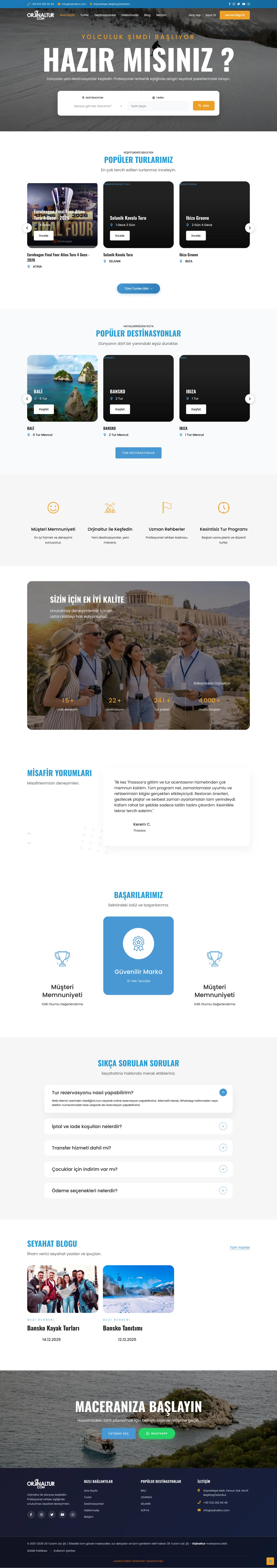 Orjinal Tur masaüstü görünüm